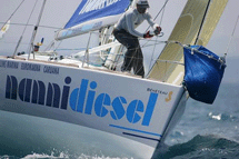 Pietro D'Alì in testa 
alla "Solo Méditerranée"